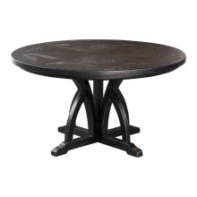  25861 - Uttermost Maiva Round Black Dining Table